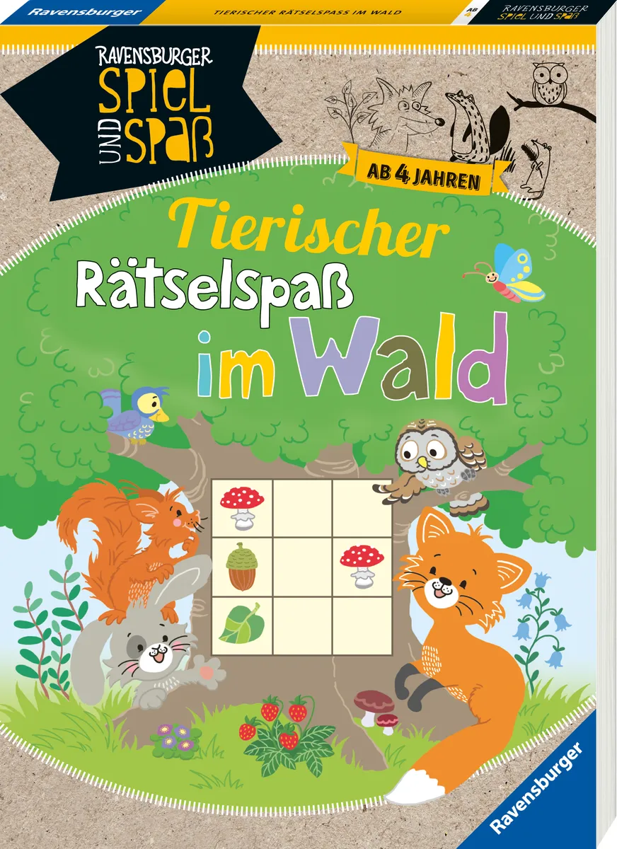 Tierischer Rätsel-Spaß im Wald from 4 Jahren