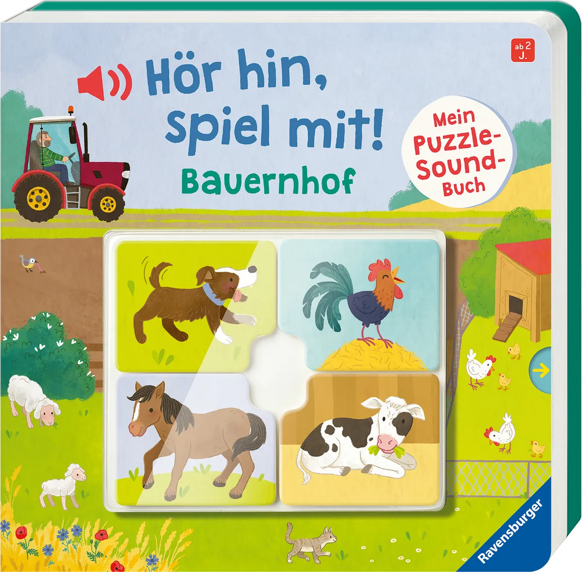 """Hör hin, spiel mit! Mein Puzzle-Soundbuch: Bauernhof"""