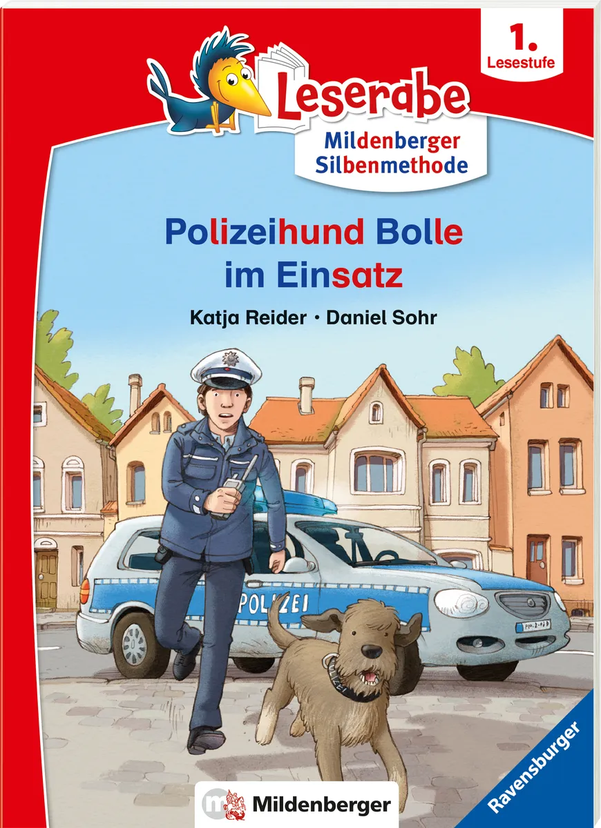 Leserfrome mit Mildenberger Silbenmethode: Polizeihund Bolle im Einsatz