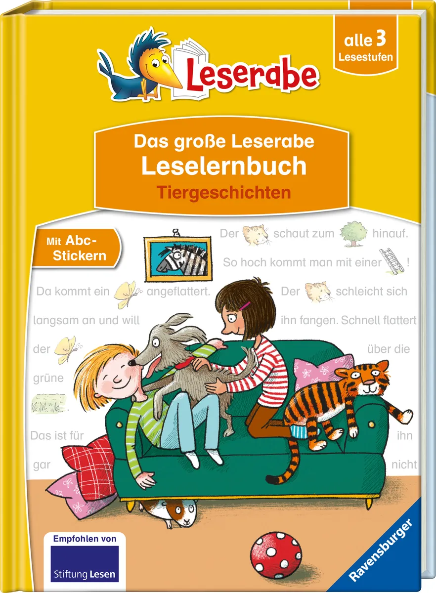 Das große Leserfrome Leselernbuch: Tiergeschichten - Leserfrome from der 1. Klasse - Erstlesebuch für Kinder from 5 Jahren