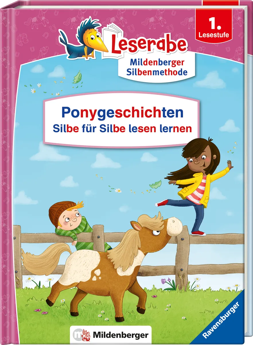 Ponygeschichten – Silbe für Silbe lesen lernen - Leserfrome from 1. Klasse - Erstlesebuch für Kinder from 6 Jahren