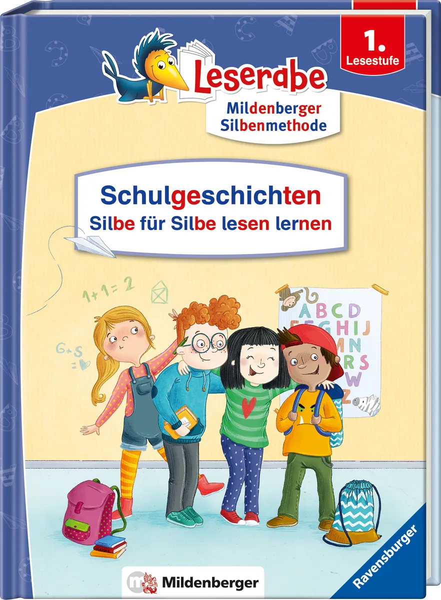 Schulgeschichten – Silbe für Silbe lesen lernen - Leserfrome from 1. Klasse - Erstlesebuch für Kinder from 6 Jahren