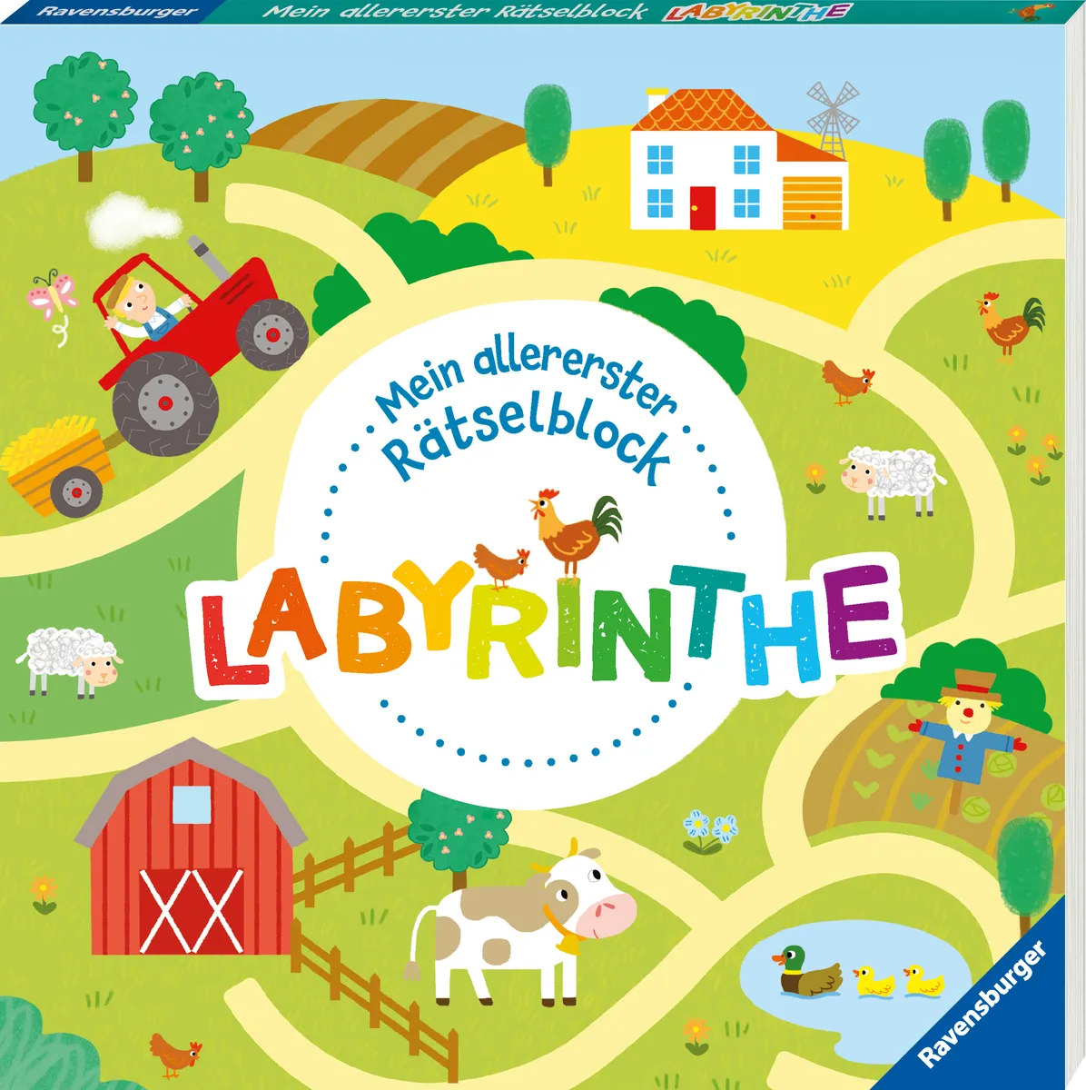 Ravensburger Mein allererster Rätselblock - Lfromyrinthe - Rätselblock für Kinder from 3 Jahren