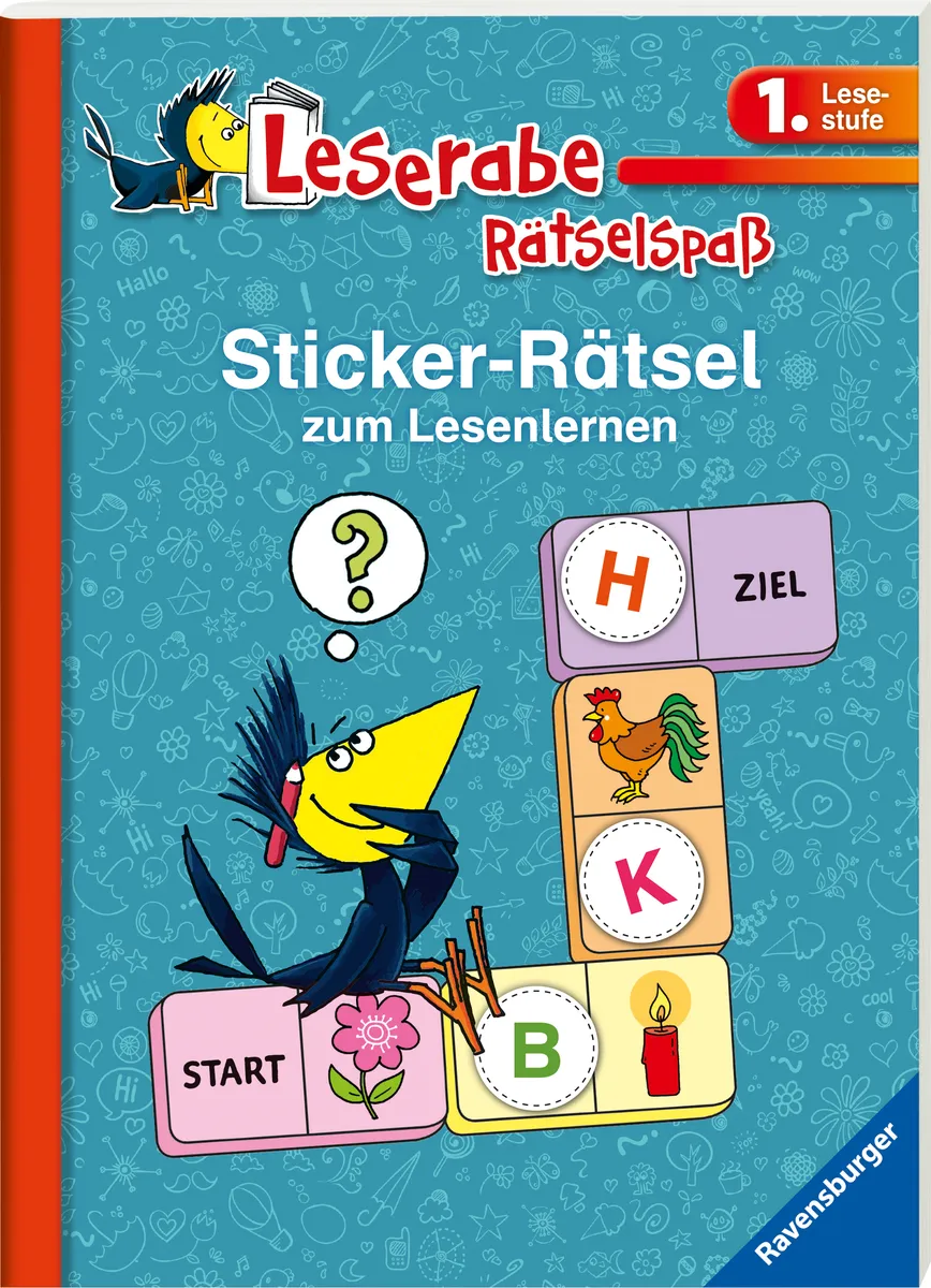 Sticker-Rätsel zum Lesenlernen