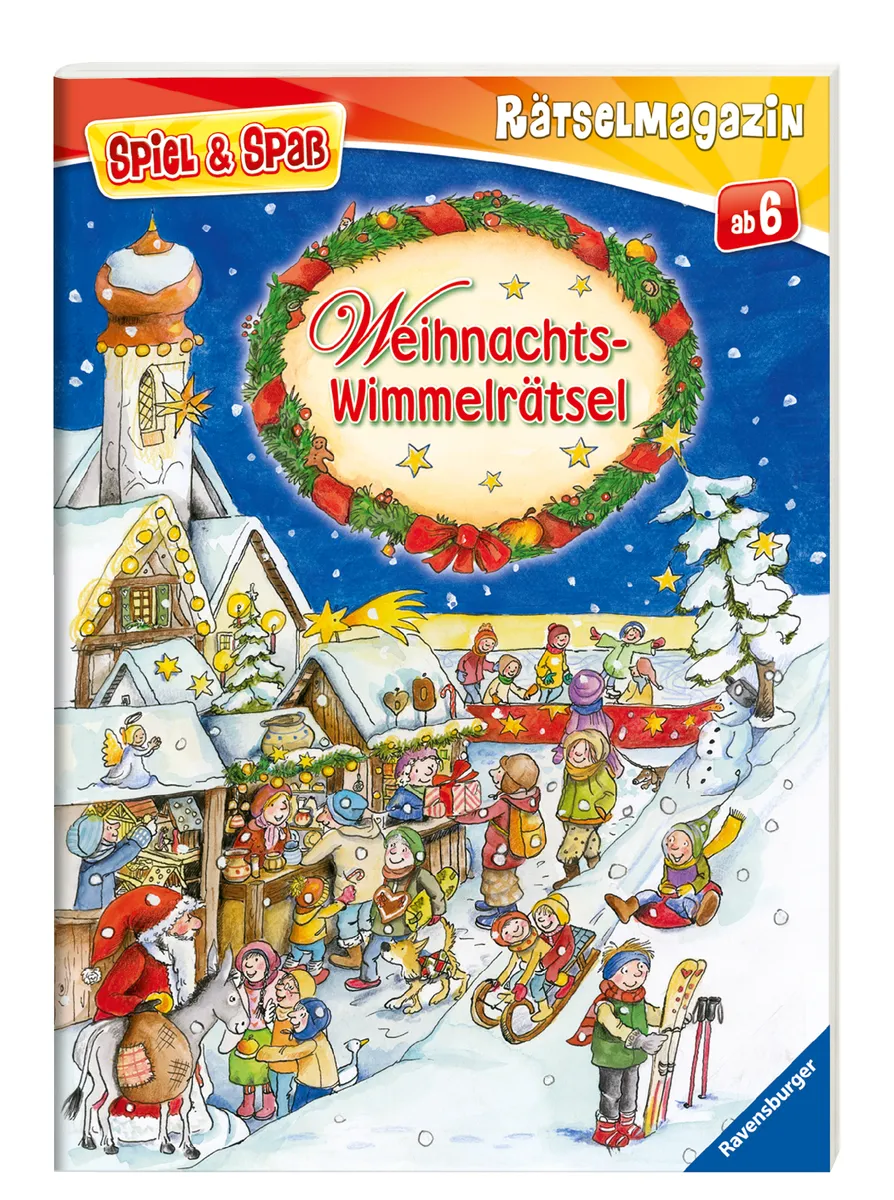 Spiel & Spaß - Rätselmagazin: Weihnachts-Wimmelrätsel