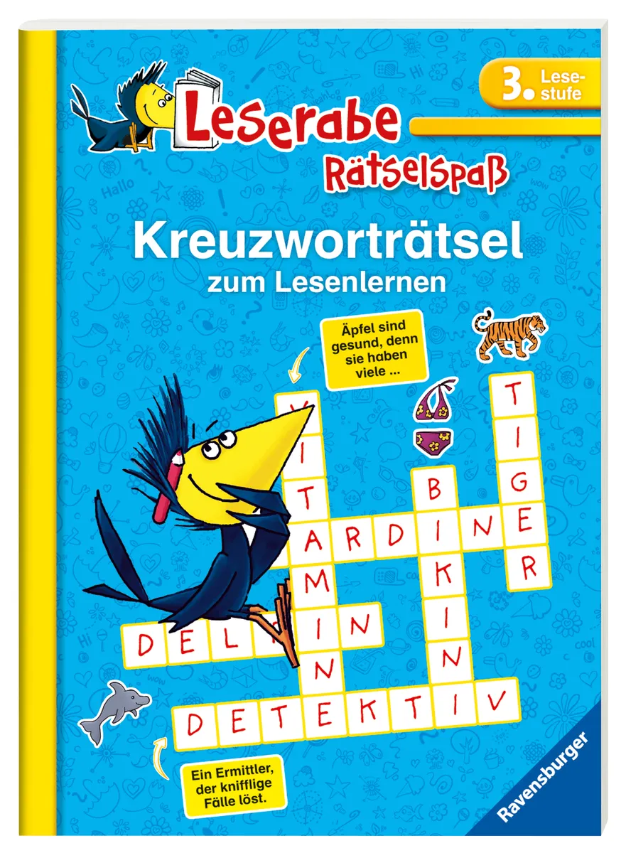 Kreuzworträtsel zum Lesenlernen (3. Lesestufe)