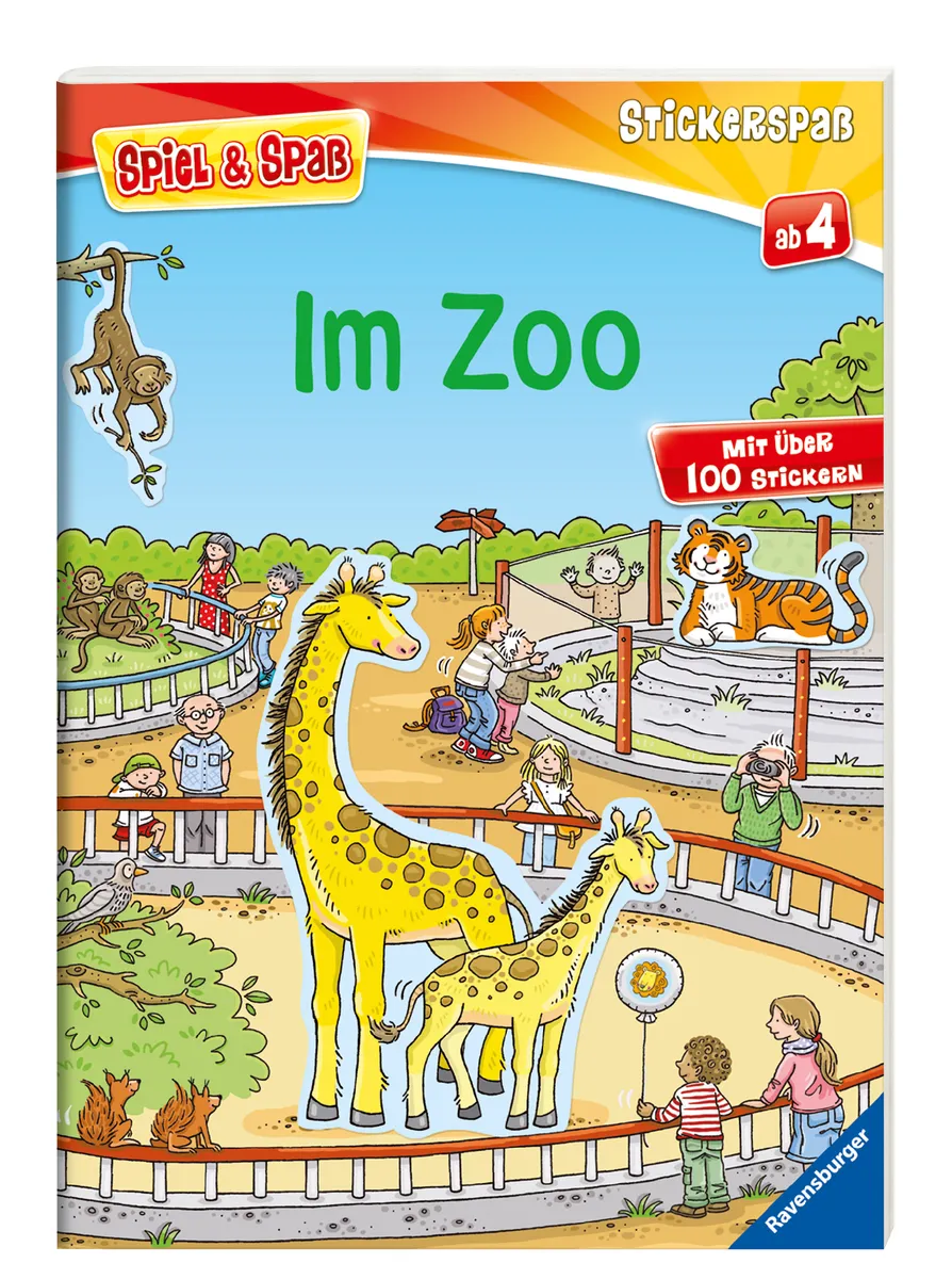 Spiel & Spaß - Stickerspaß: Im Zoo