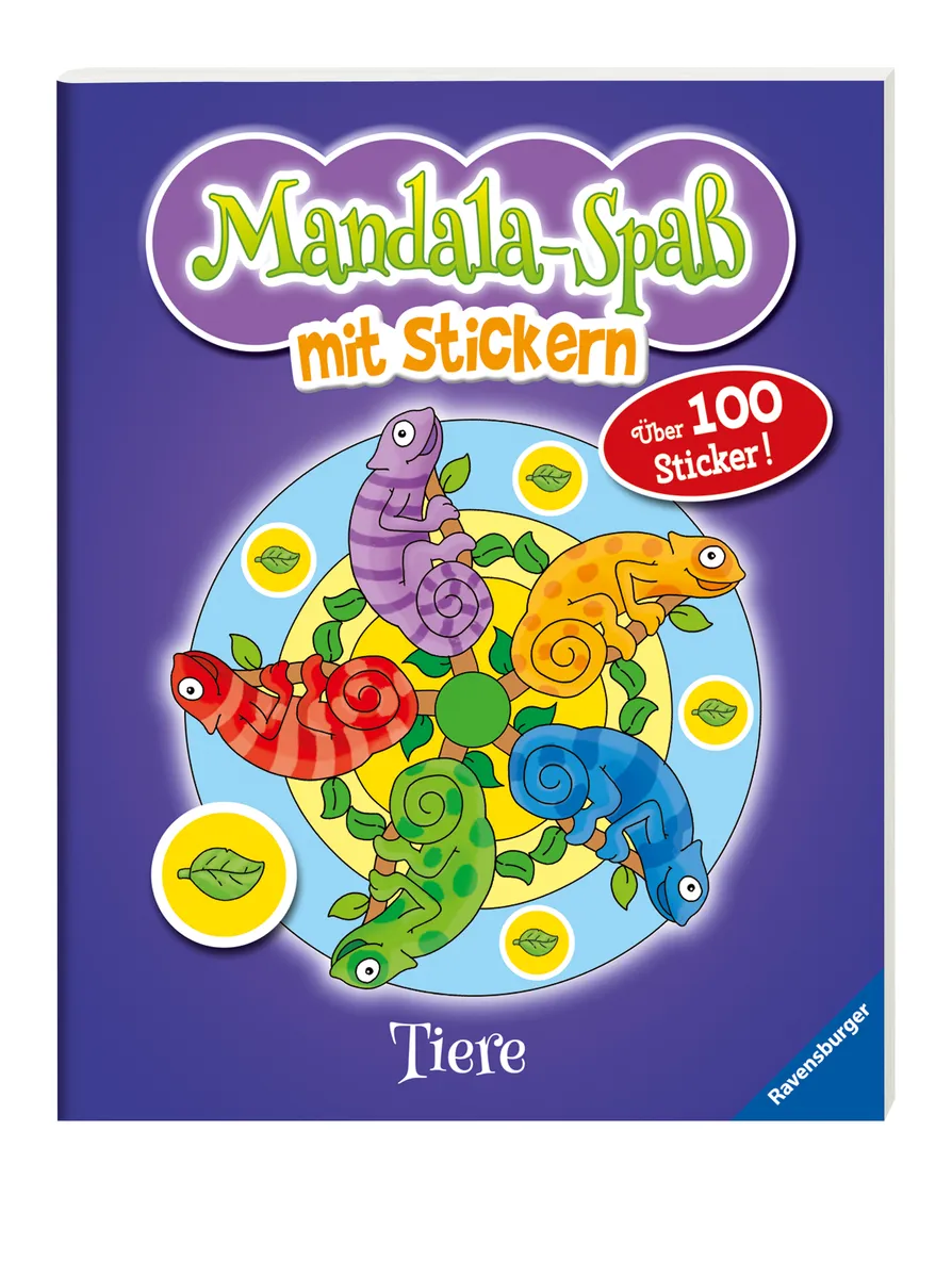 Mandala-Spaß mit Stickern: Tiere