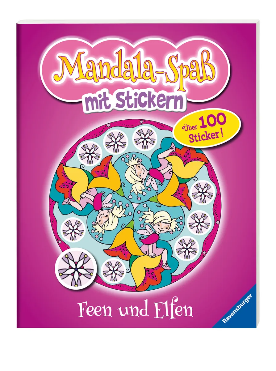 Mandala-Spaß mit Stickern: Feen und Elfen