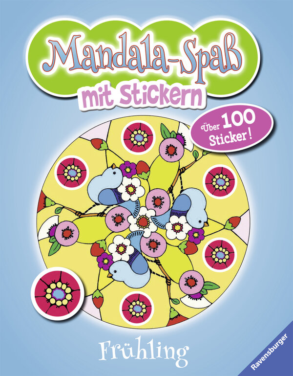 Mandala-Spaß mit Stickern: Frühling