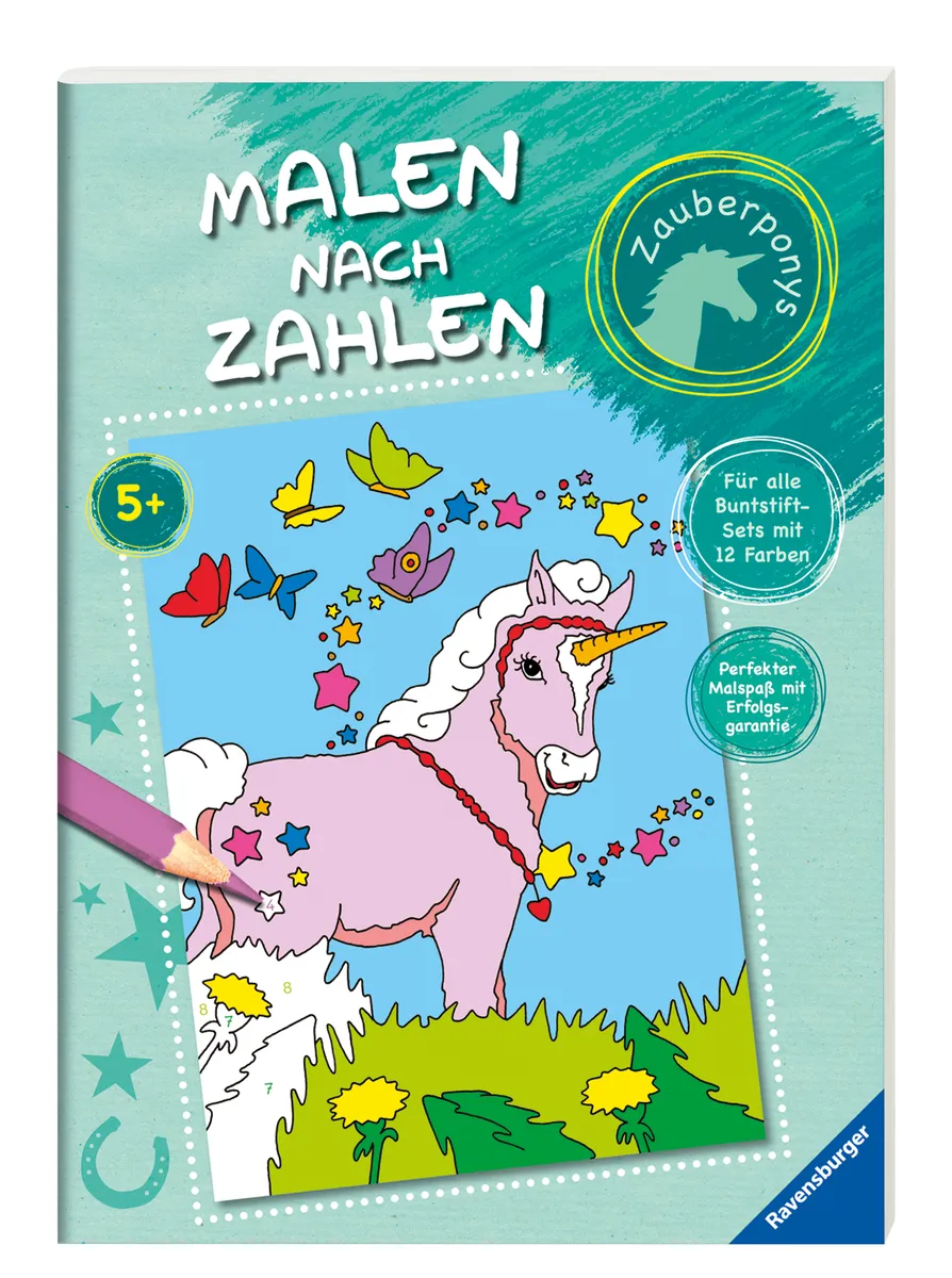 Malen nach Zahlen: Zauberponys