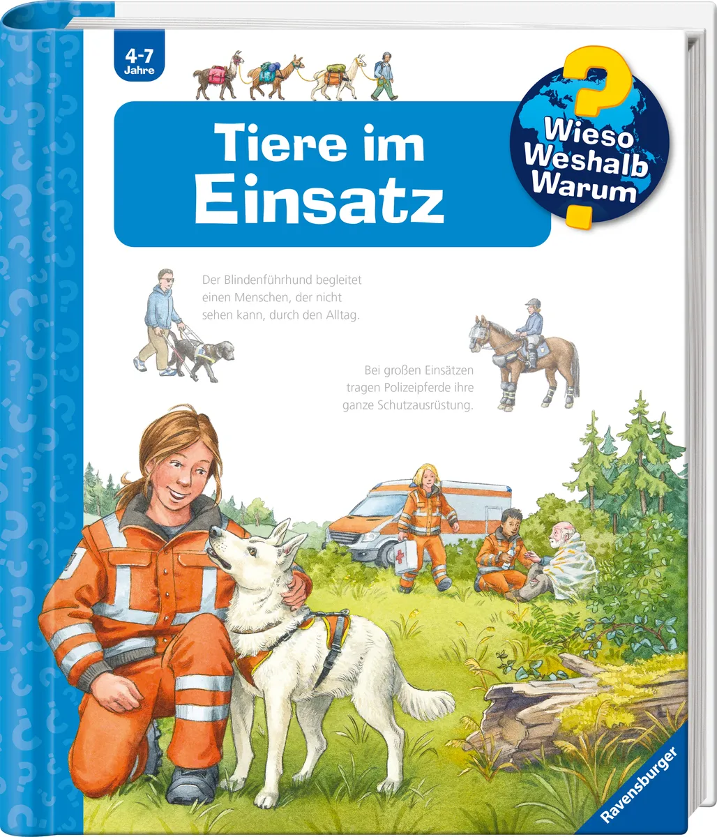 """Wieso? Weshalb? Warum?, Band 16: Tiere im Einsatz"""