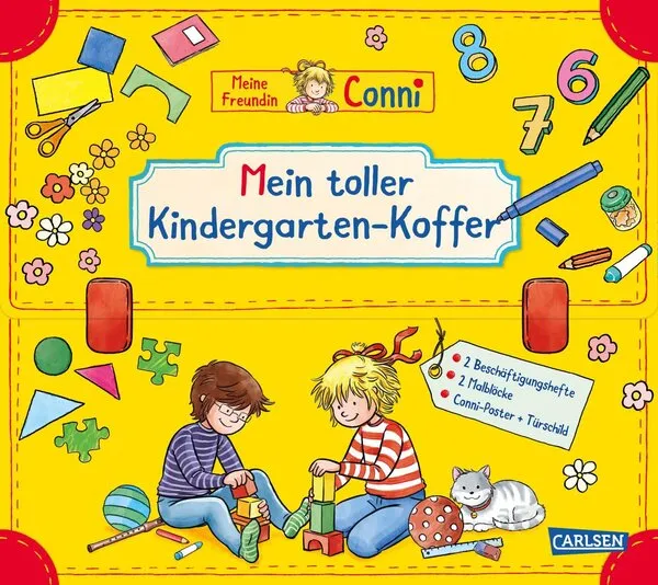 Conni Gelbe Reihe (Beschäftigungsbuch): Mein toller Kindergarten-Koffer (Buch-Set für den Kindergarten)
:Conni.Mein toller Kindergarten