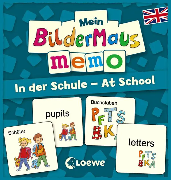 Mein Bildermaus-Memo - Englisch - In der Schule - At School
