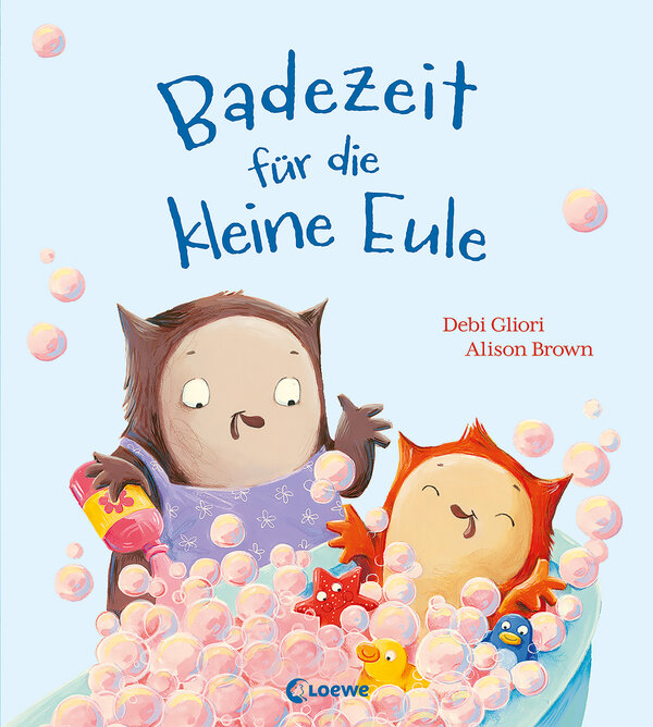 Badezeit für die kleine Eule