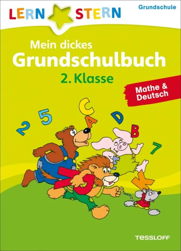 Mein dickes Grundschulbuch 2. Klasse. Mathe & Deutsch