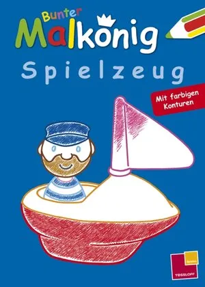 Bunter Malkönig. Spielzeug