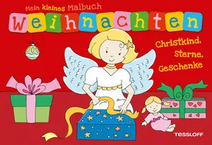 Mein kleines Malbuch Weihnachten. Christkind, Sterne