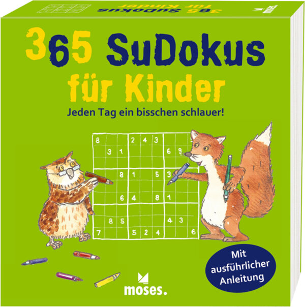 365 Sudokus für Kinder