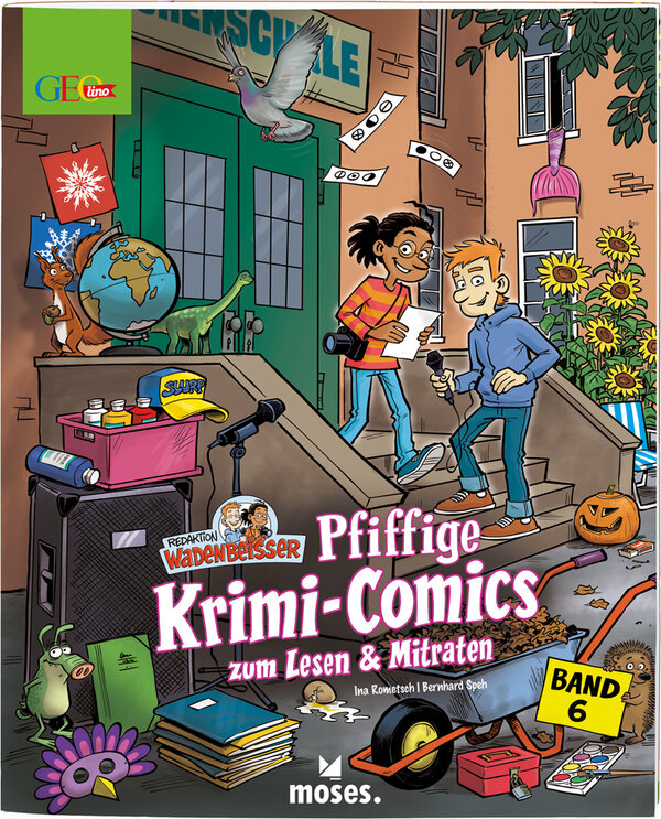 Redaktion Wadenbeißer Band 6: Pfiffige Krimi-Comics zum Lesen & Mitraten