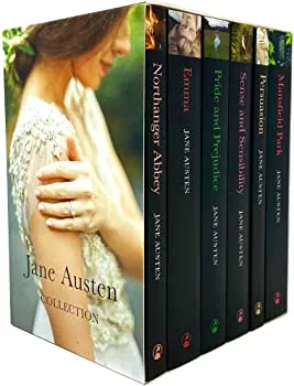 Jane Austen 6 Books Collection Set (Pride and Prejudice Sense and Sensibility Emma and More)
