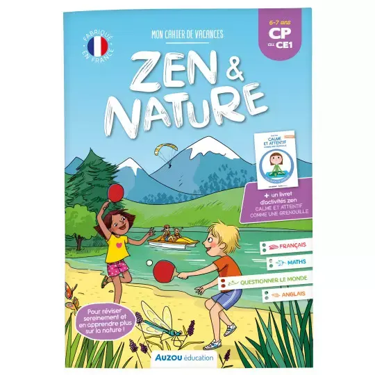 MON CAHIER DE VACANCES ZEN ET NATURE - DU CP AU CE1